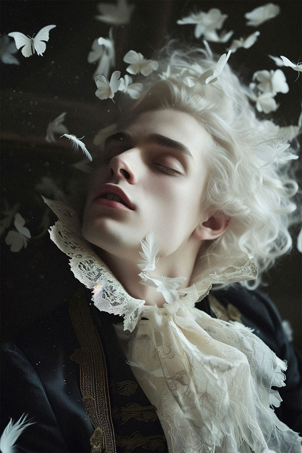 Dieses KI-generierte Bild zeigt Wolfgang Amadeus Mozart.